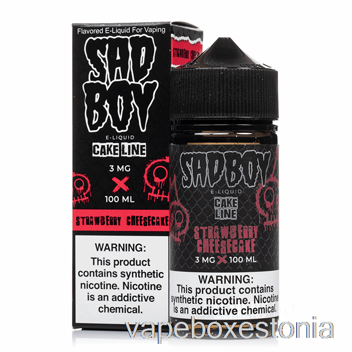 Vape Box Estonia Maasika Juustukook - Sadboy - 100ml 0mg